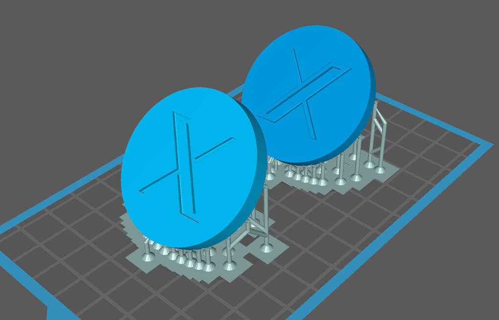 Model in the slicer, almost ready to print